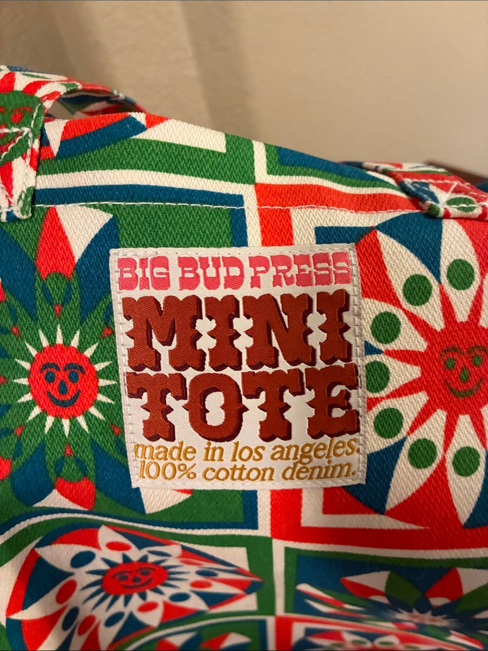 Big Bud Press Mini Tote in Quilt Print - Picture 2 of 3
